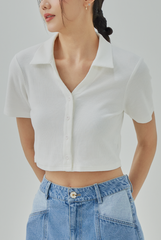 Kyrie Ribbed Knit Crop Top