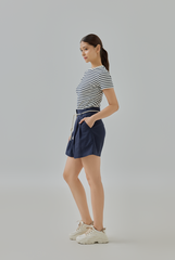Cherry Classic Striped Knit Tee