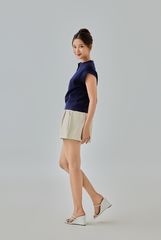 Scottie Johnny Collar Knit Top