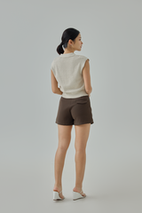 Scottie Johnny Collar Knit Top