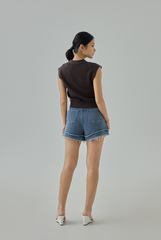 Scottie Johnny Collar Knit Top