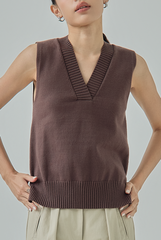 Jovia Knitted Vest Top