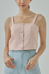 Serene Tweed Top