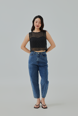 Zahra Polka Dots Layering Top