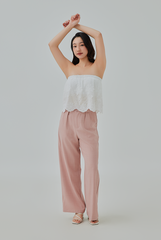 Baylee Embroidered Tube Top
