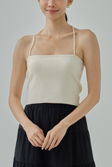 Brily Knitted Halter Tube Top