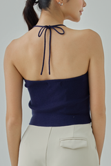Brily Knitted Halter Tube Top
