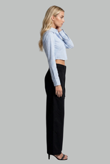 Ivy Striped Cropped Shirt