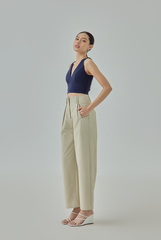 Bae Padded V-Neck Crop Top