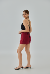 Ferryn Drawstring Halter Neck Top