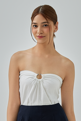 Ferryn Drawstring Halter Neck Top