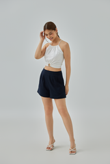 Ferryn Drawstring Halter Neck Top