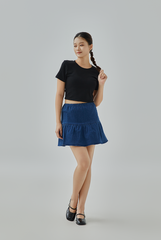 Acadia Open Back Cropped Tee