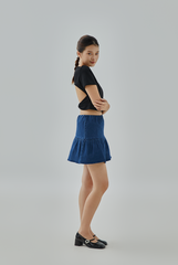 Acadia Open Back Cropped Tee