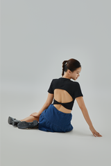 Acadia Open Back Cropped Tee