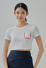 Kelly Crocheted Pocket Baby Tee