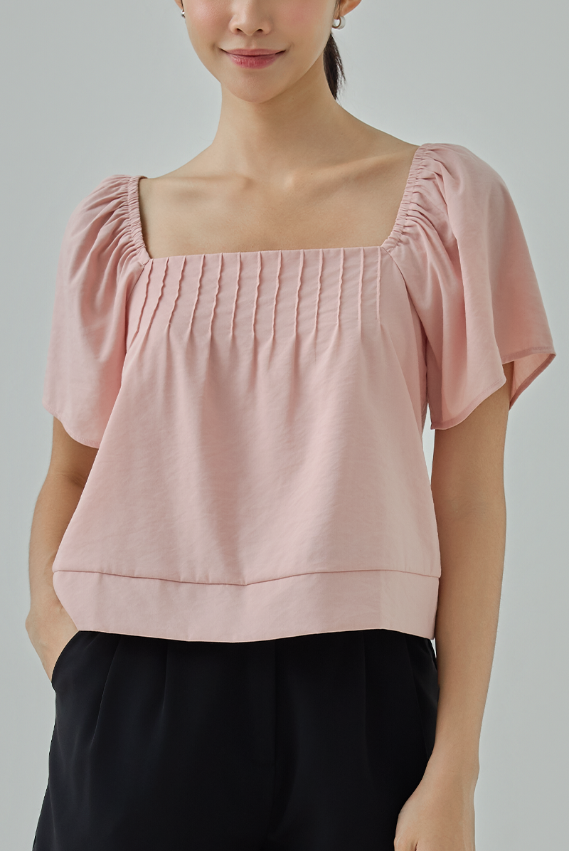 Leanne Square-Neck Tent Top