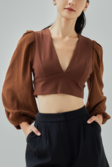Gianna Peasant Sleeves Top