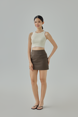 Liz Contrast Knit Tank Top