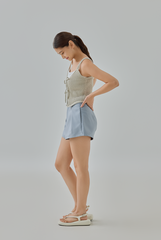 Ella Knitted Tie Vest Top