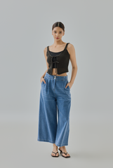 Ella Knitted Tie Vest Top