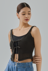 Ella Knitted Tie Vest Top