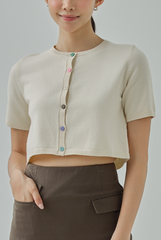 Brily Knitted Button-Up Top