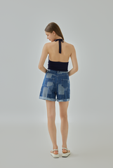 Chloelle Halter Knit Crop Top