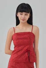 Remi Floral Textured Top