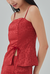 Remi Floral Textured Top