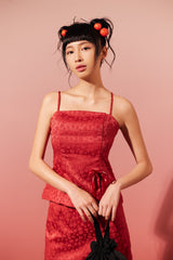 Remi Floral Textured Top