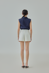 Elisa Eyelet Crop Blouse