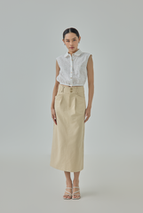 Elisa Eyelet Crop Blouse