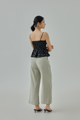 Baily Padded Printed Fit And Flare Top