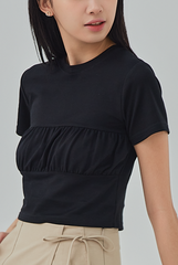Sophie Gathered Detail Crop Top