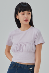Sophie Gathered Detail Crop Top