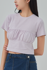 Sophie Gathered Detail Crop Top