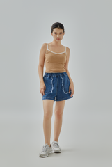Leanda Contrast Binding Knit Top