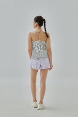 Chérie Textured Heart Print Camisole