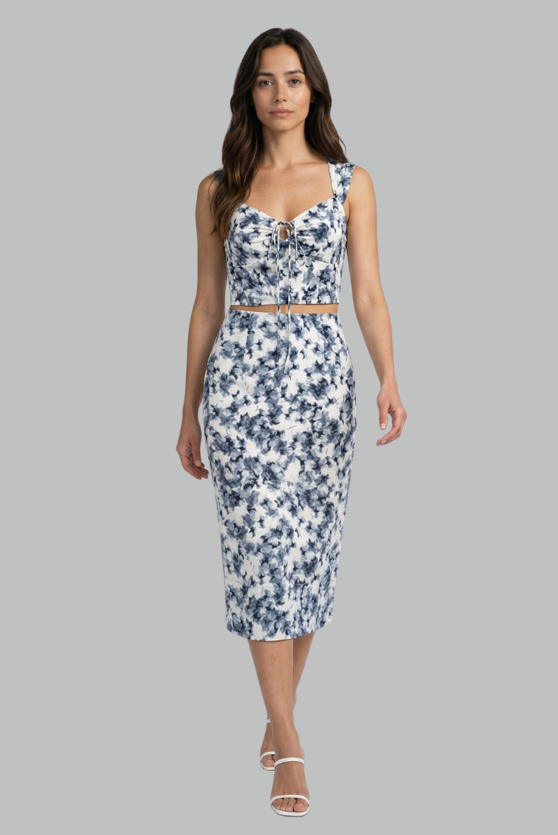 Liana Printed Padded Top