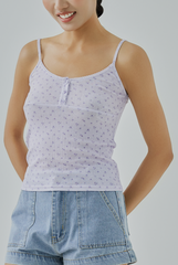 Evalina Floral Knitted Camisole