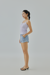 Evalina Floral Knitted Camisole