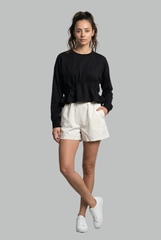 Mira Gathered Waist Pullover Top