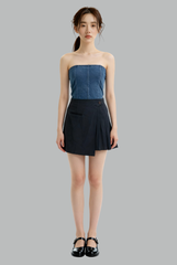 Eliana Denim Tube Top