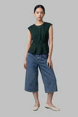 Kaia Darted Flare Top