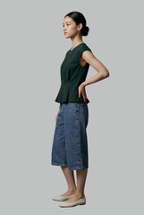 Kaia Darted Flare Top