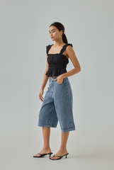 Elora Ruffled Babydoll Top