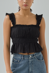 Elora Ruffled Babydoll Top