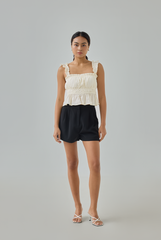 Elora Ruffled Babydoll Top