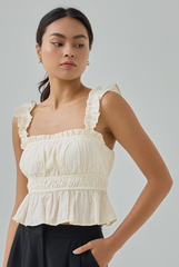 Elora Ruffled Babydoll Top